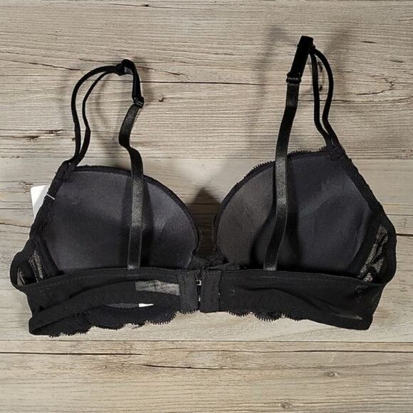 Hers by Herman Lace Push-up Bra & Thong Set Sz 32B - Picture 4 of 9